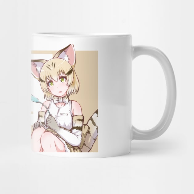 sand cat mug [kemono friends] by DiscoBrando